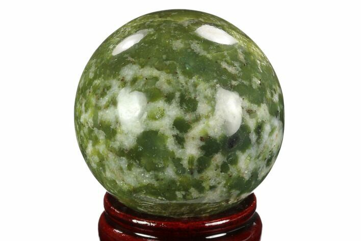 Polished Serpentine Sphere - Pakistan #124313